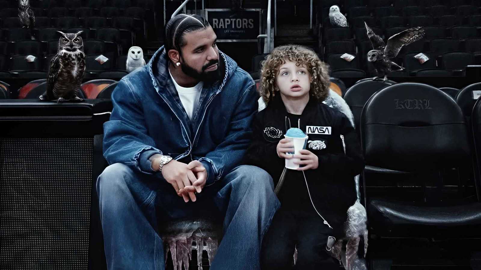 دريك يروّج لألبوم الجديد Iceman من ملاعب كرة السلة