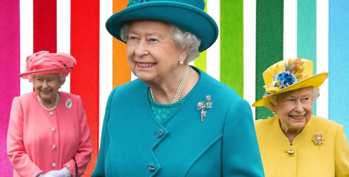 الملكة إليزابيث الثانية وعشقها اللامتناهي لألوان قوس قزح.. شاهدي!