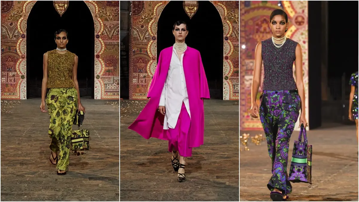 ديور تطلق مجموعتها لما قبل خريف 2023 بعرض أزياء "مبهر" في مومباي