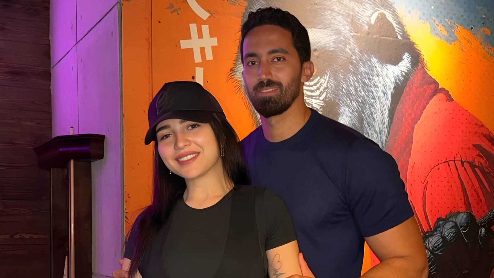 تفاعل واسع مع صور مي عز الدين وزوجها داخل صالة الألعاب 