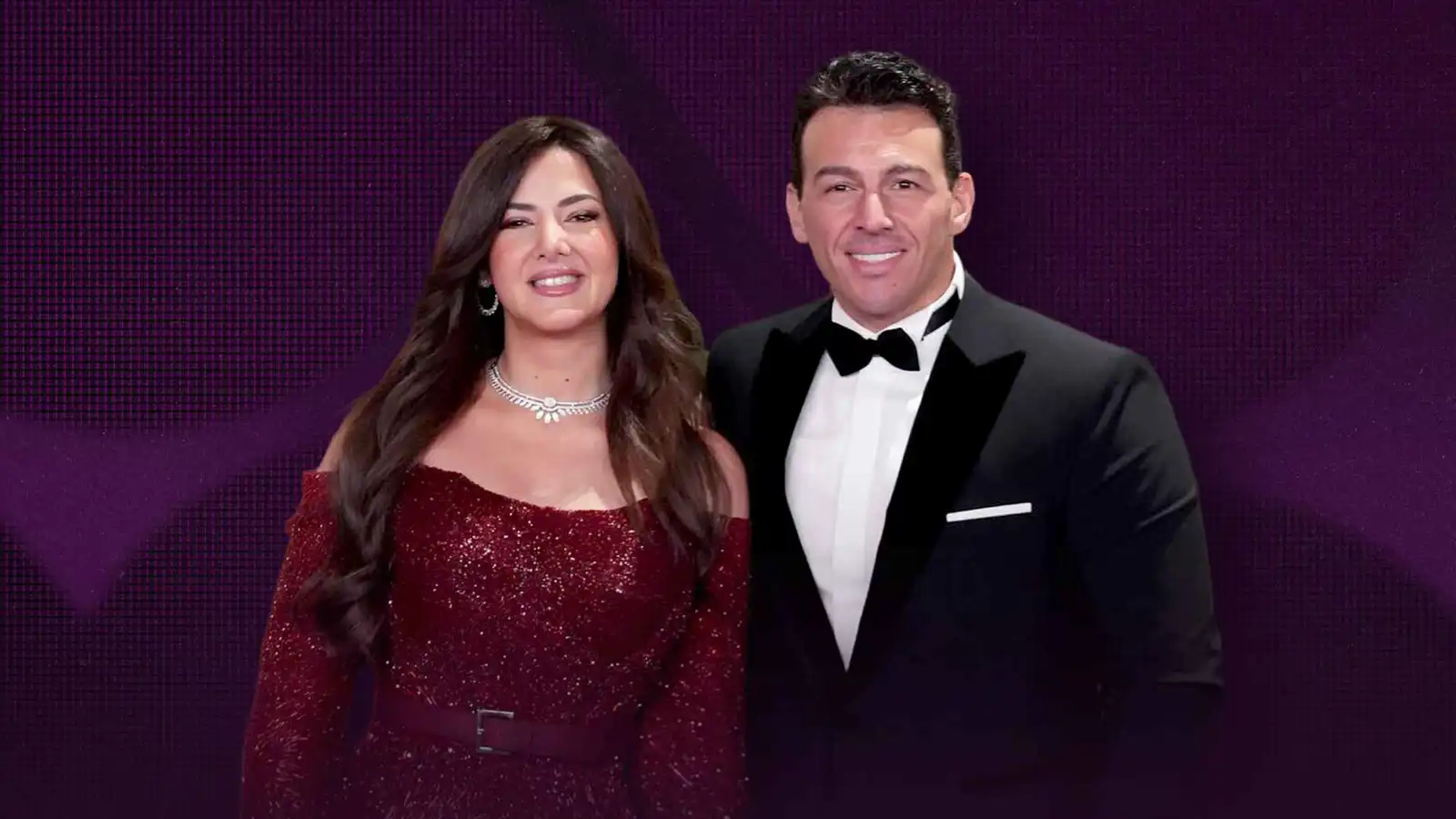 دنيا سمير غانم ترد عبر "فوشيا" على شائعات انفصالها عن رامي رضوان