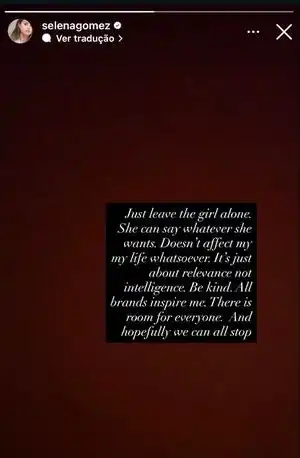 خلاف سيلينا غوميز وهايلي بيبر يشتعل مجددا