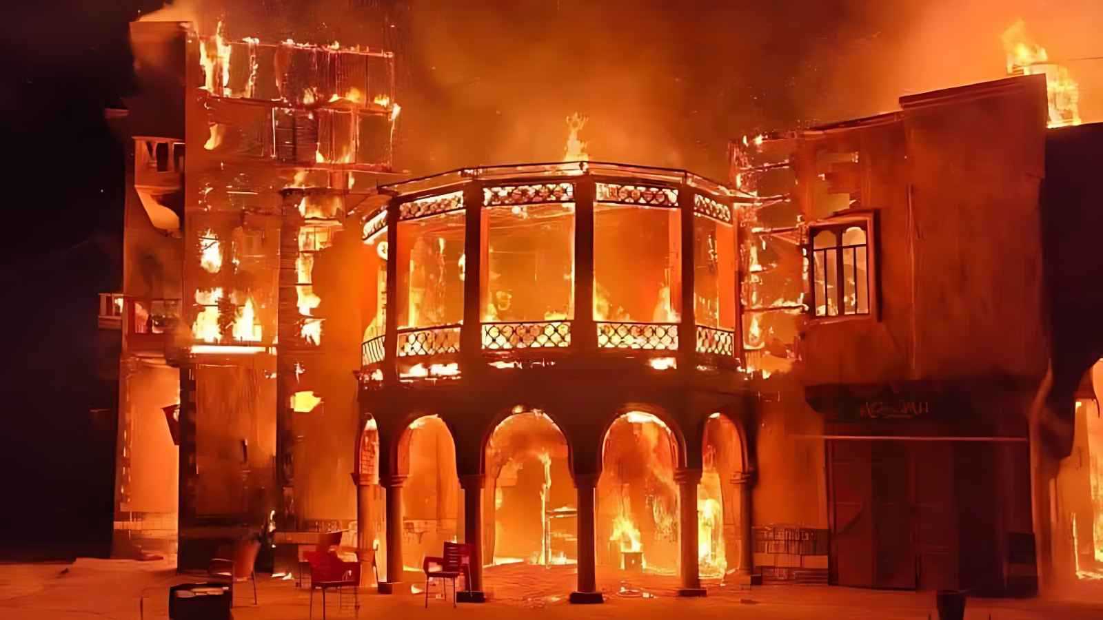 "فوشيا" يكشف آخر تطورات حريق موقع مسلسل "النويلاتي"