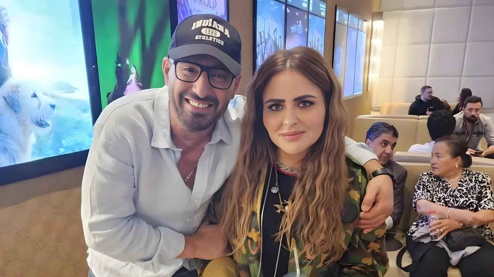 أحمد السقا وزوجته مها الصغير