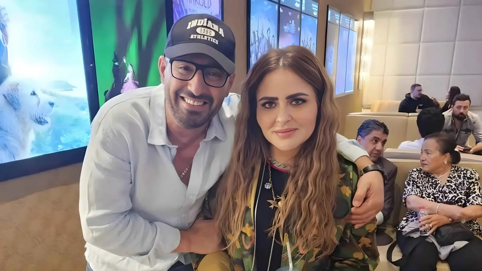 أحمد السقا وزوجته مها الصغير