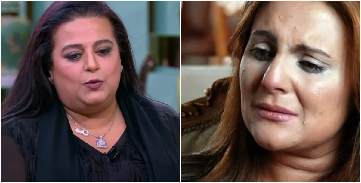 رانيا محمود ياسين تنفعل على ابنة رجاء الجداوي في العزاء 