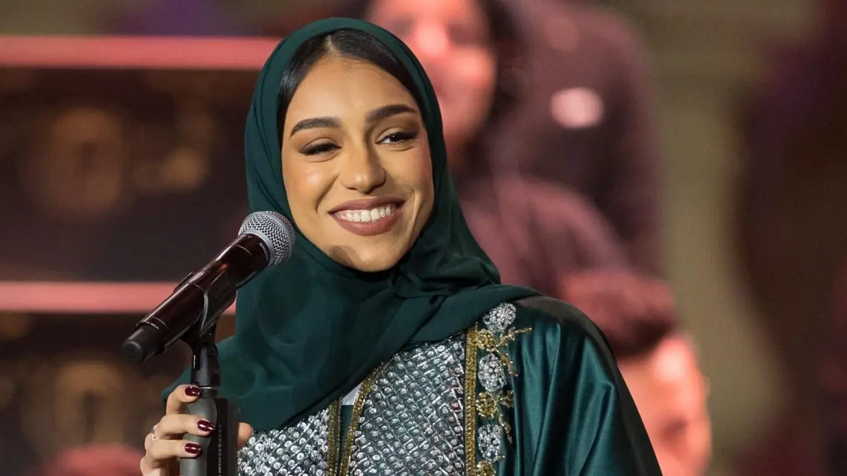 السعودية زينة عماد في افتتاح الألعاب العالمية القتالية