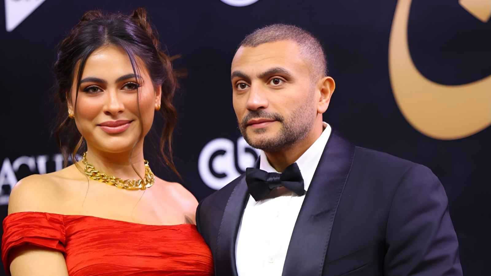 هاجر أحمد وزوجها أحمد الحداد