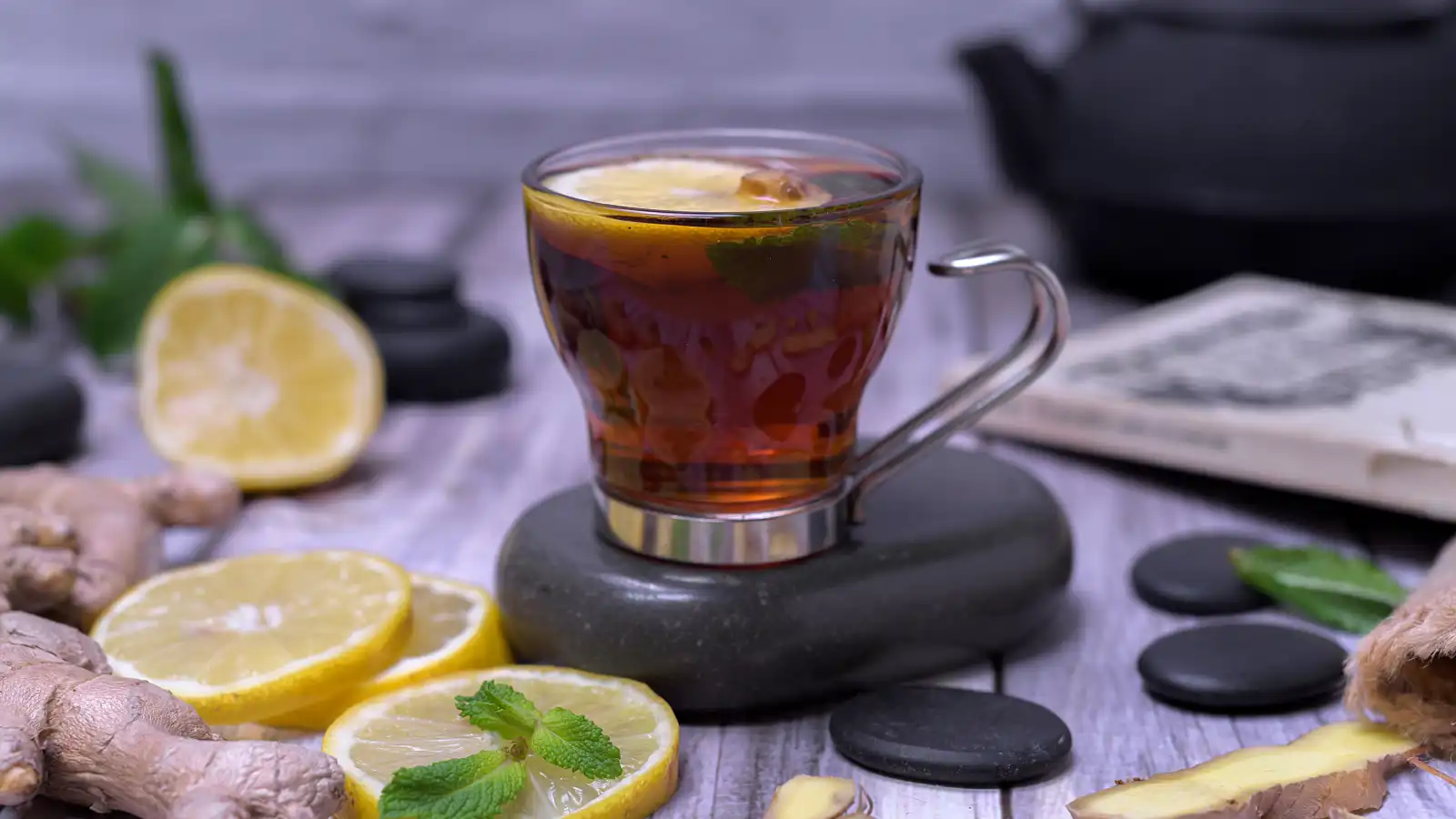مشروب الجنزبيل والليمون