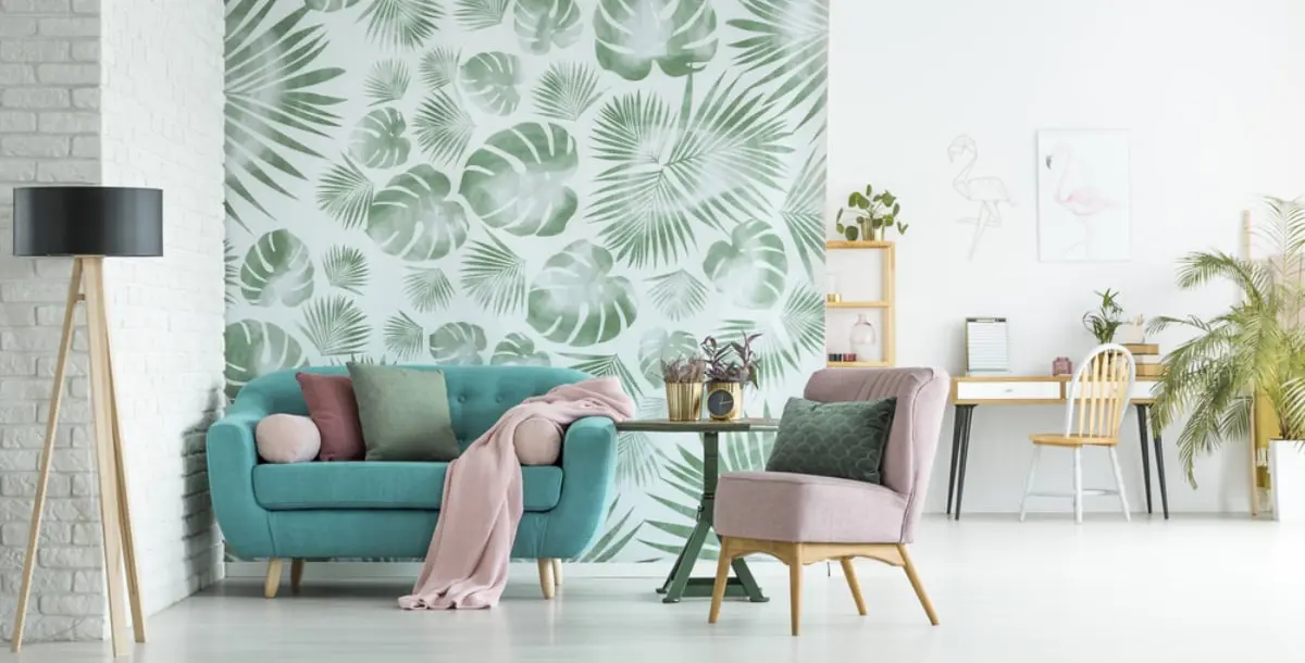 الألوان الجريئة تسيطر على صيحات ورق الحائط في 2019.. إليكِ أبرز التصميمات!
