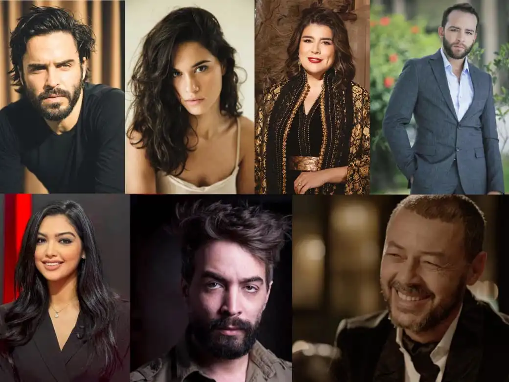 ابطال مسلسل "رأس الجبل" المغربي