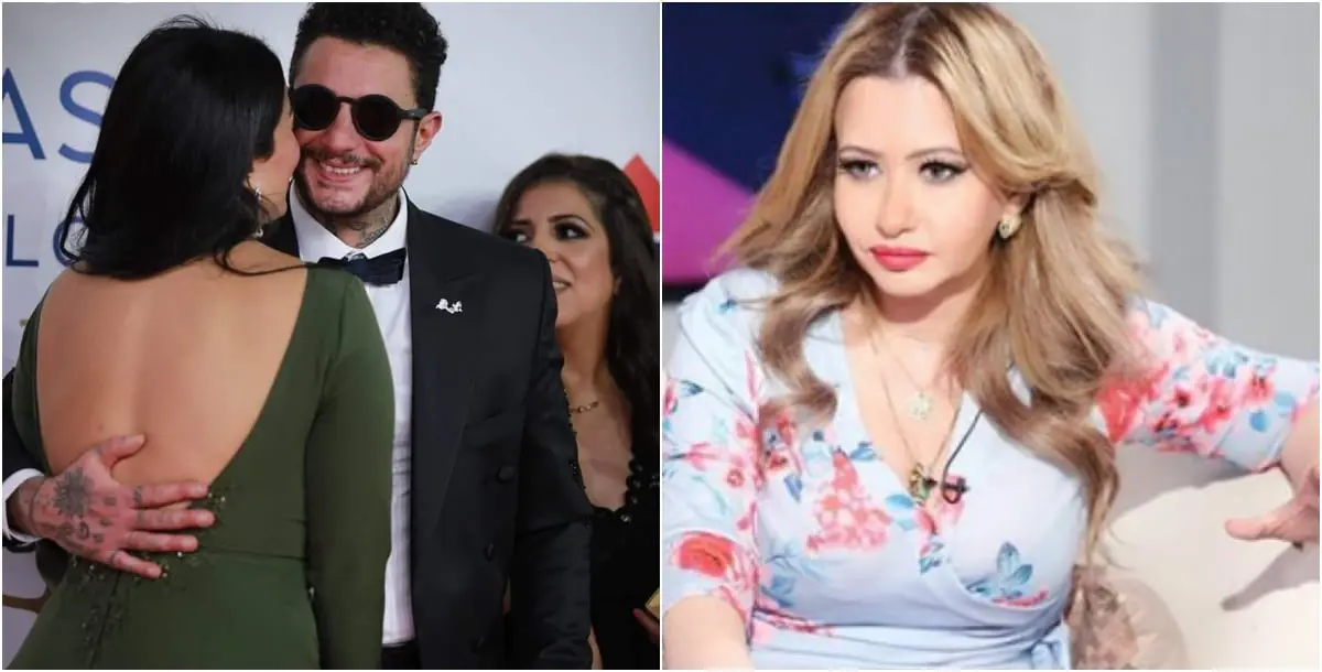 مي العيدان عن قبلة أحمد الفيشاوي لزوجته: قاصد يفضحها!
