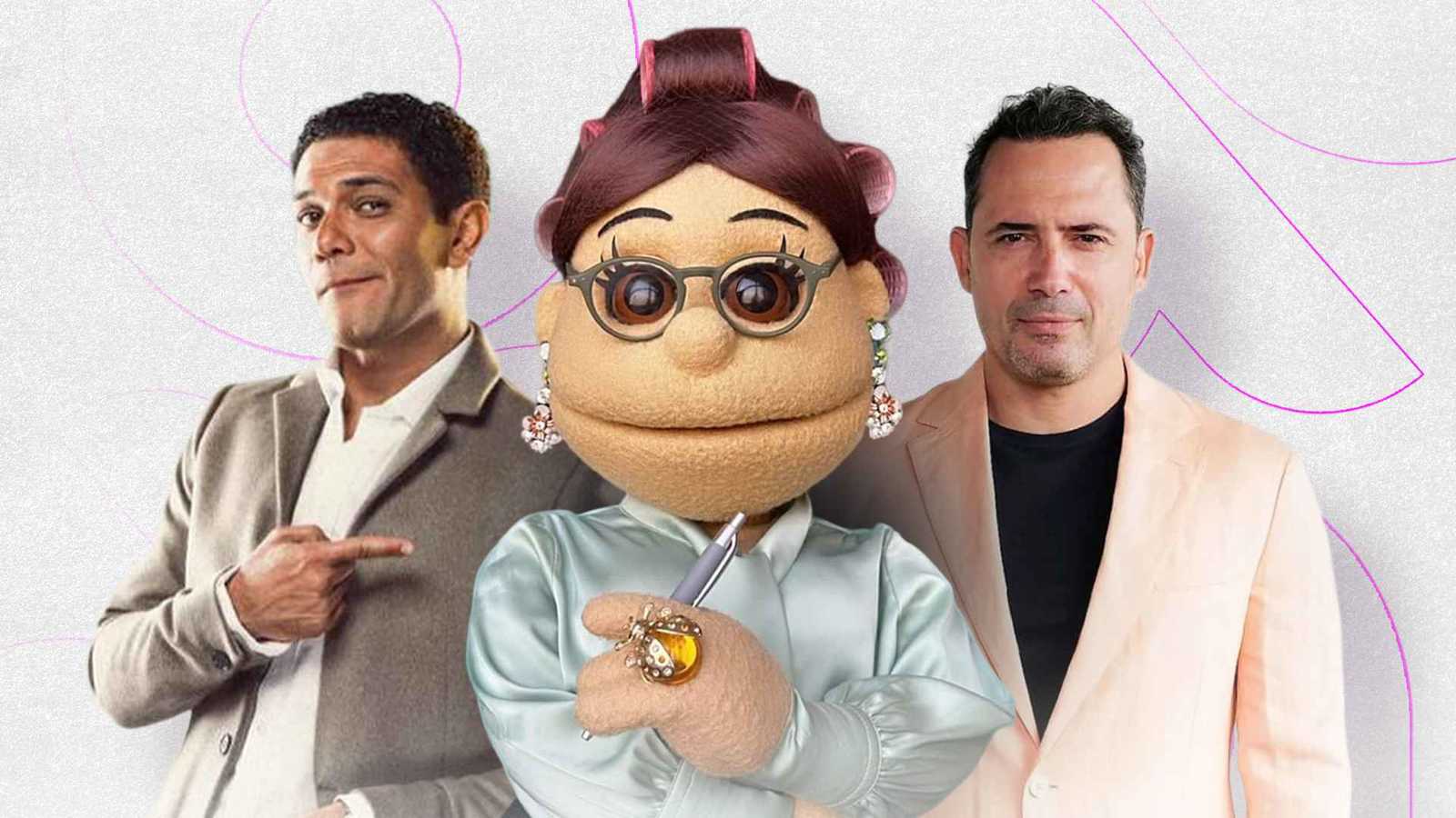 آبلة فاهيتا وظافر العابدين وآسر ياسين