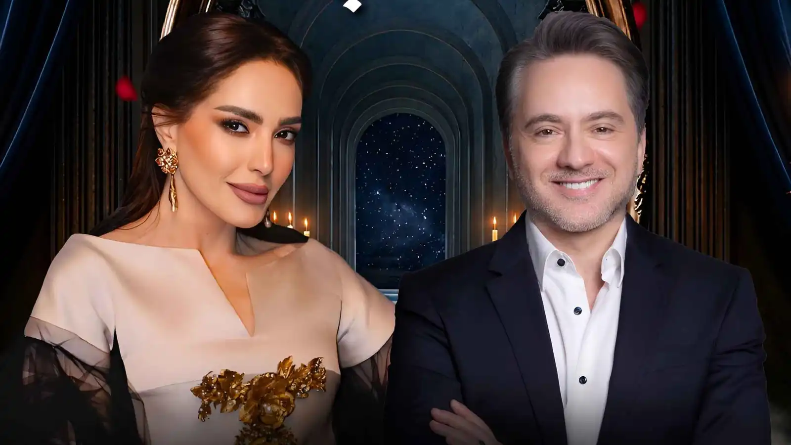 "ليلة حب" تجمع مروان خوري وعبير نعمة في الشرقية
