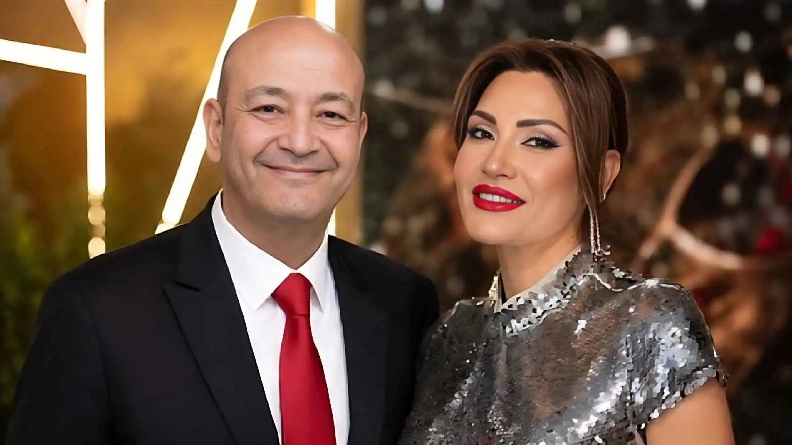 حقيقة زواج عمرو أديب ودينا طلعت