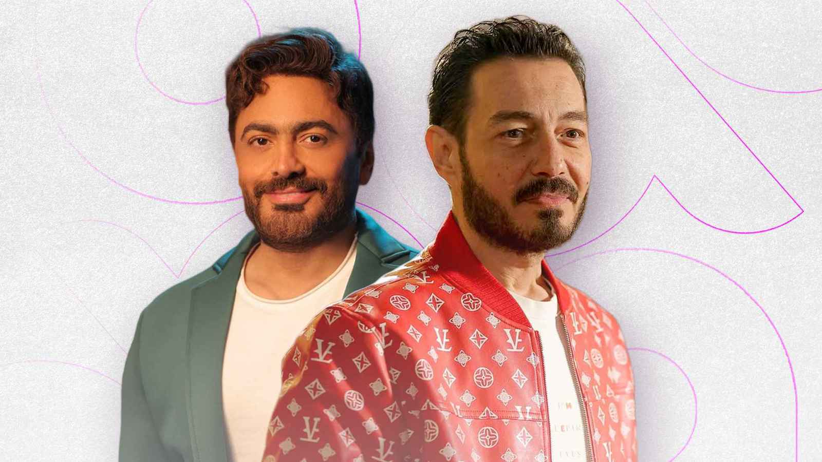 أحمد زاهر وتامر حسني