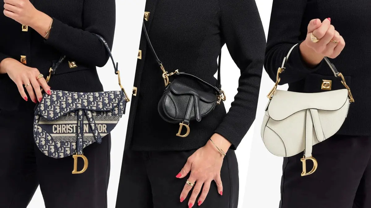 Dior Saddle حقيبة على الموضة لـ 25 عاماً