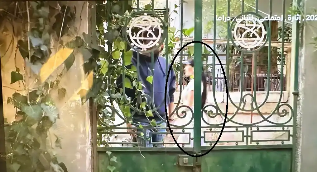 جيسي عبدو بإطلالة عابرة خلال زيارة ماغي بوغصن