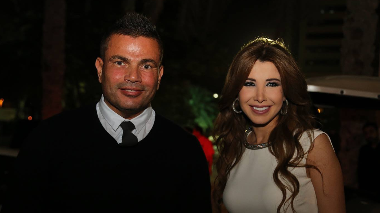 عمرو دياب ونانسي عجرم من لقاء سابق لهما