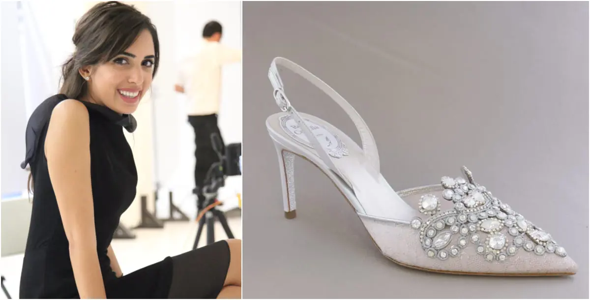 السعوديّة رزان العزوني تتعاون مع هذا المصمّم العالميّ في أحدث إصدارات أحذية الزّفاف