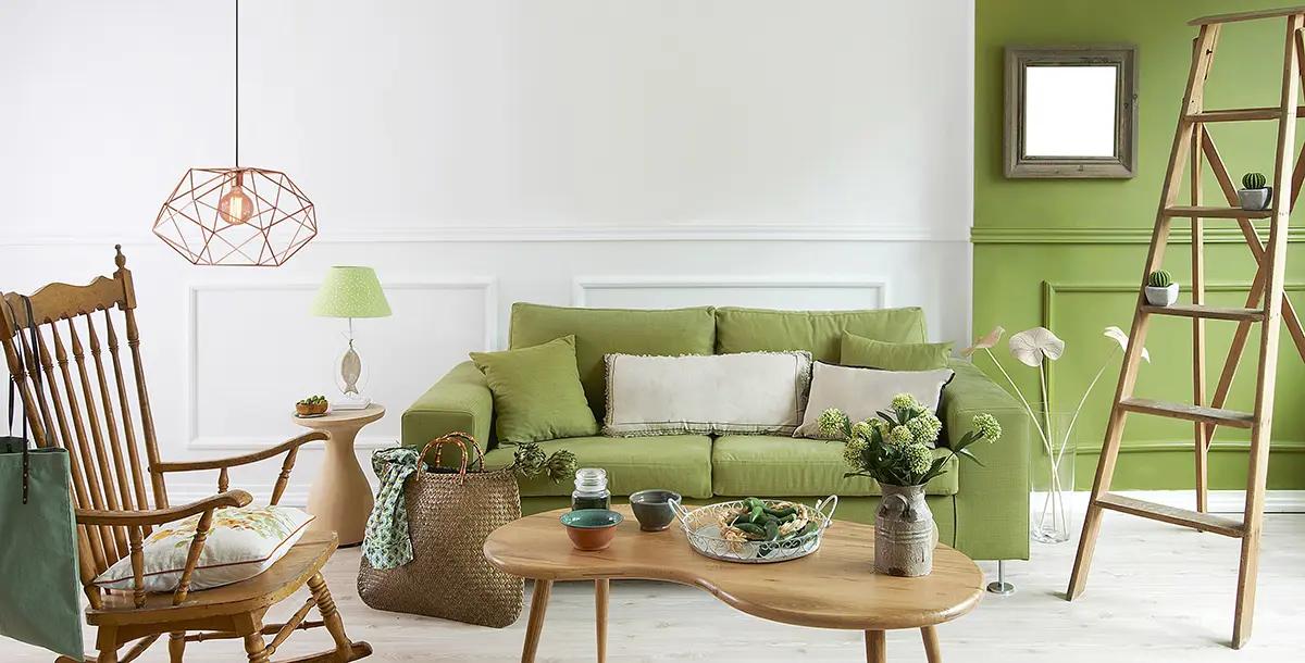 بالصور.. الأخضر يعزف أجمل ألحان الطبيعة في ديكور منزلك!