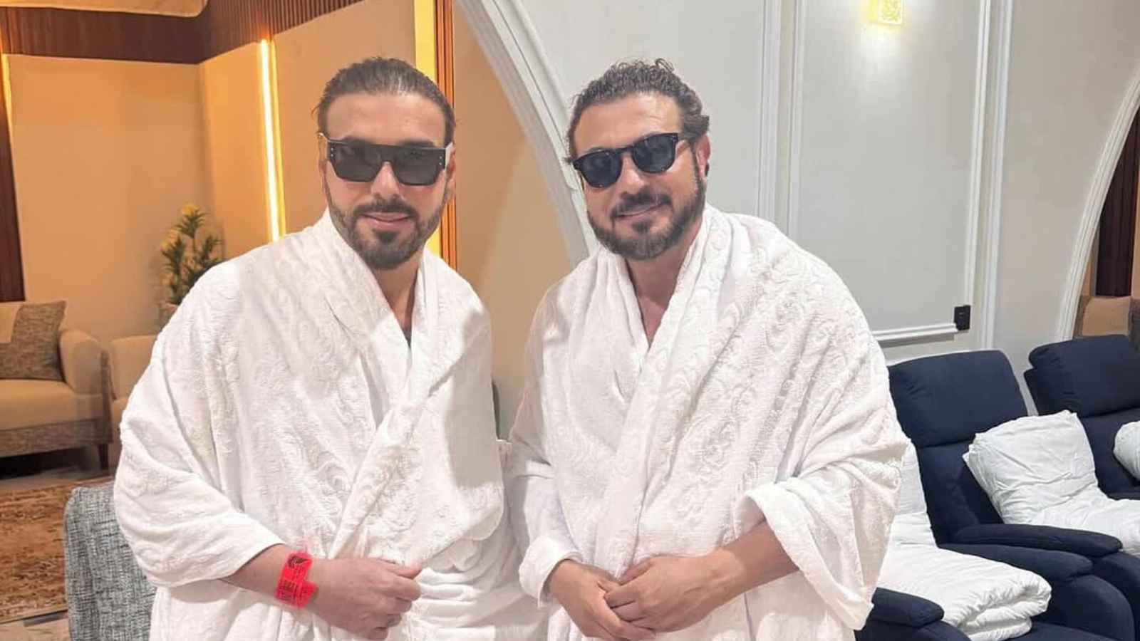 ماجد المهندس يؤدي مناسك الحج 