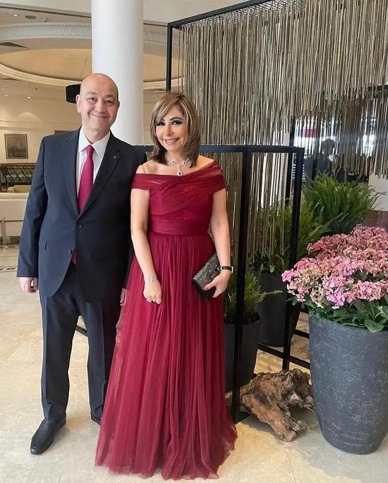 عمرو أديب ولميس الحديدي