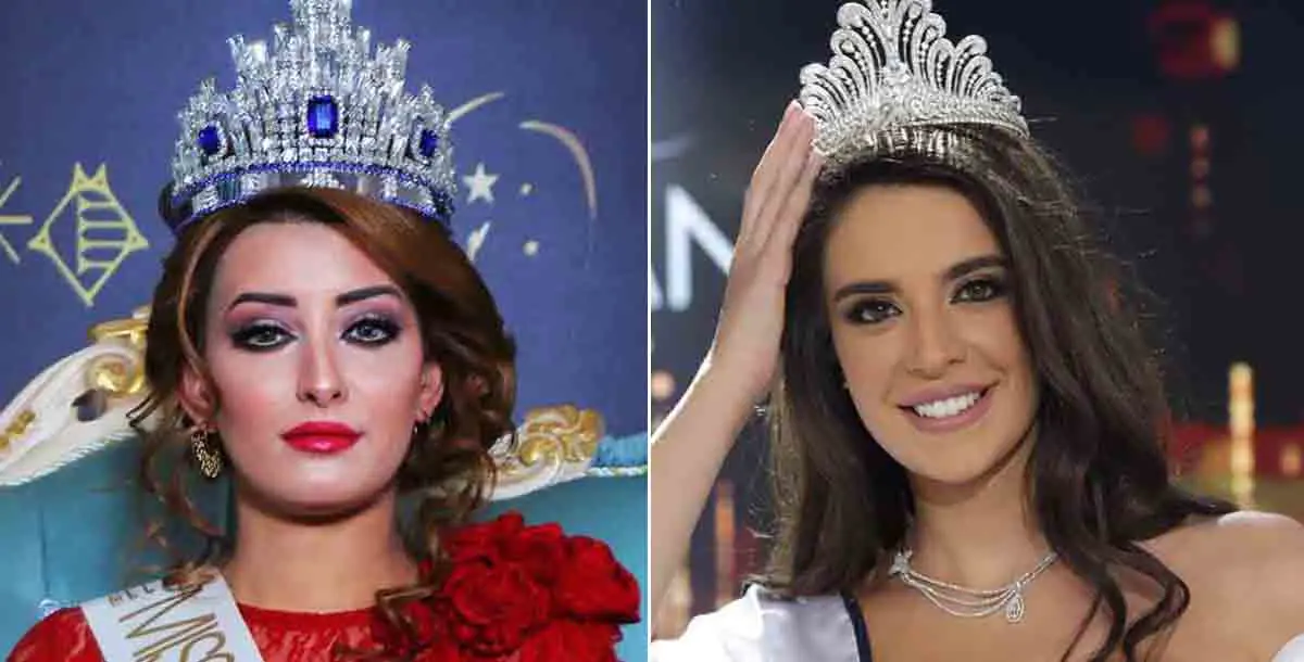 ملكة جمال لبنان تتألق في الصين .. وملكة جمال العراق تثير الغضب!