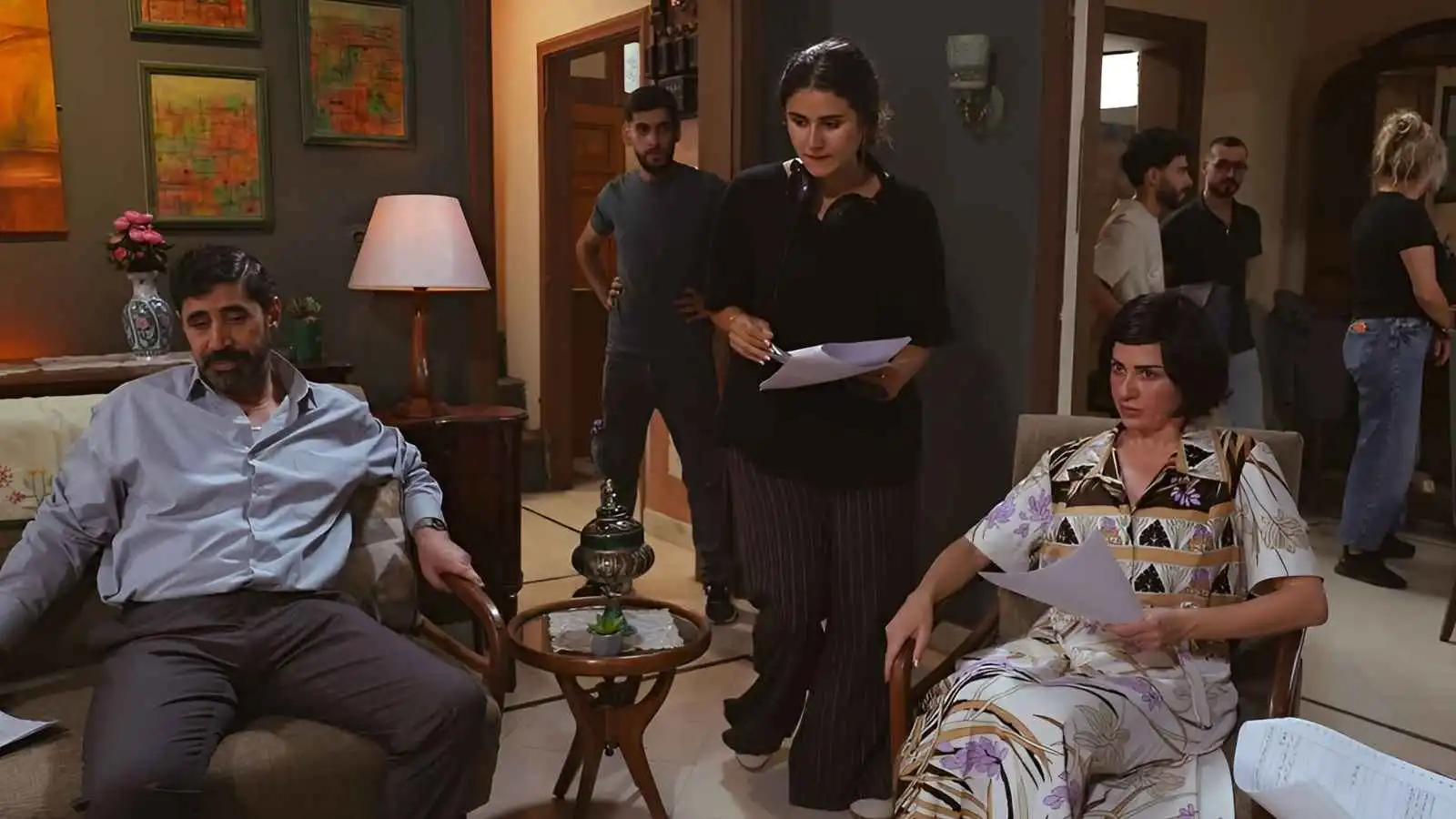 كواليس جديدة من مسلسل "ما اختلفنا 4" في دمشق (صور)