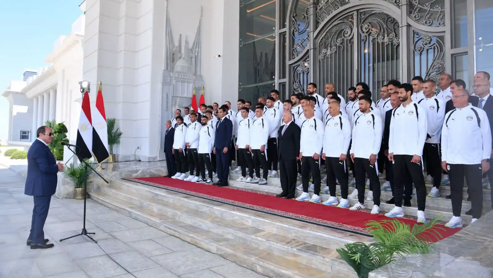 السيسي يكرم منتخب مصر بعد مشاركته في كأس العالم 2026