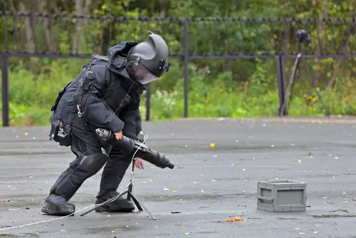 Mine clearance experts