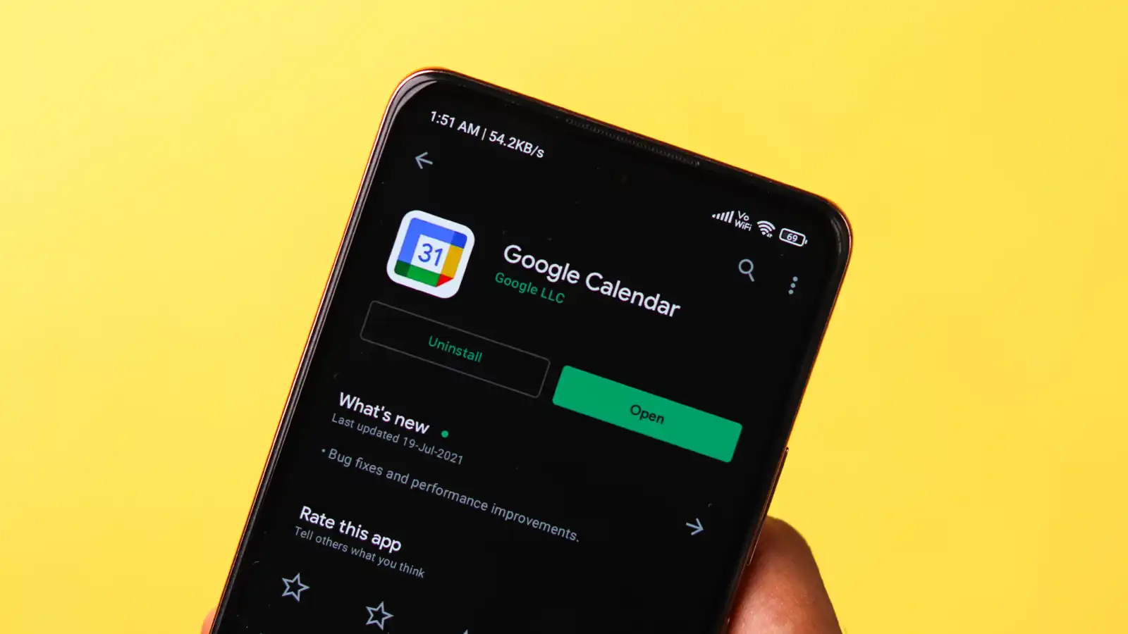 Google Calendar تطبيق