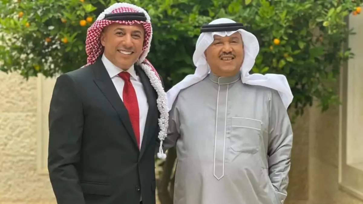 فيديو يوثق كواليس تحضير عمر العبداللات ومحمد عبده لزفة ولي العهد الأردني