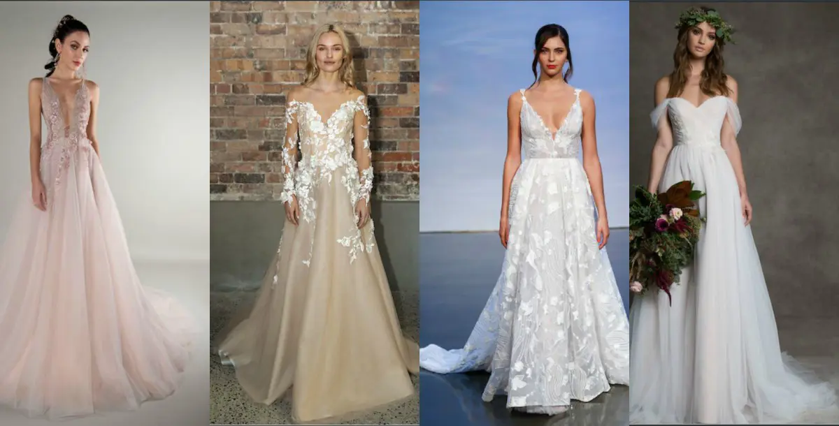 هل تُفكّرين بفستان زفاف غير الأبيض؟.. إليكِ ما تُقدمه أحدث عروض أزياء العرائس!