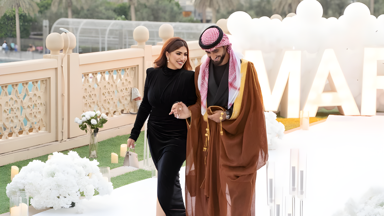 نور ستارز وخطيبها كريم الشريف