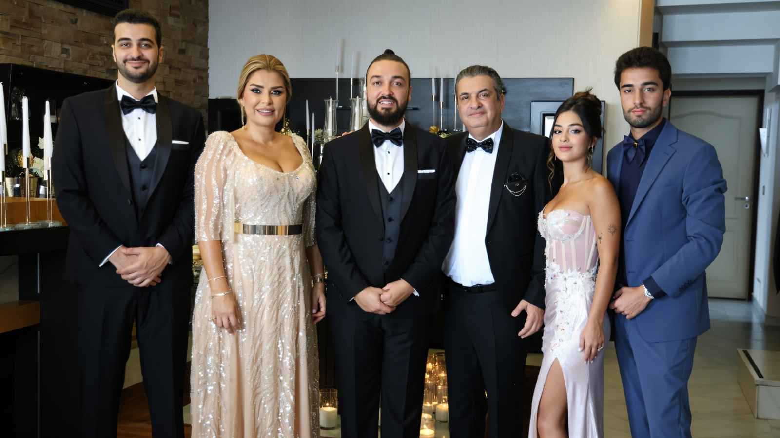 حفل زفاف نجل سابين النحاس شقيقة سيرين عبد النور