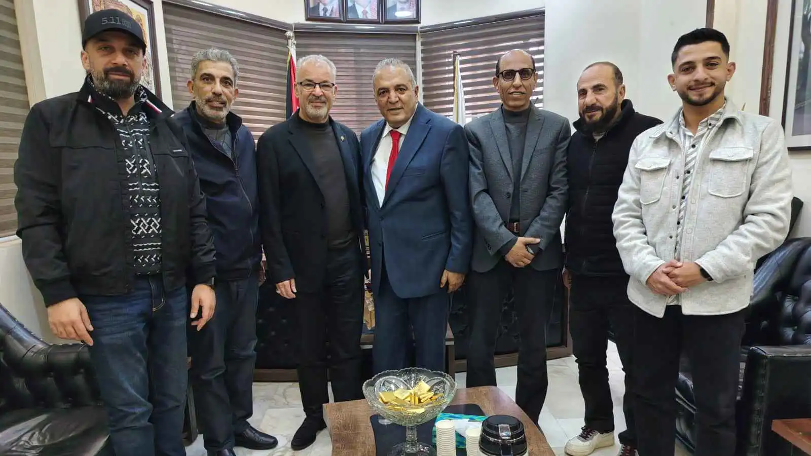مازن الناطور يبحث مشاريع مشتركة مع نقابة الفنانين الأردنيين