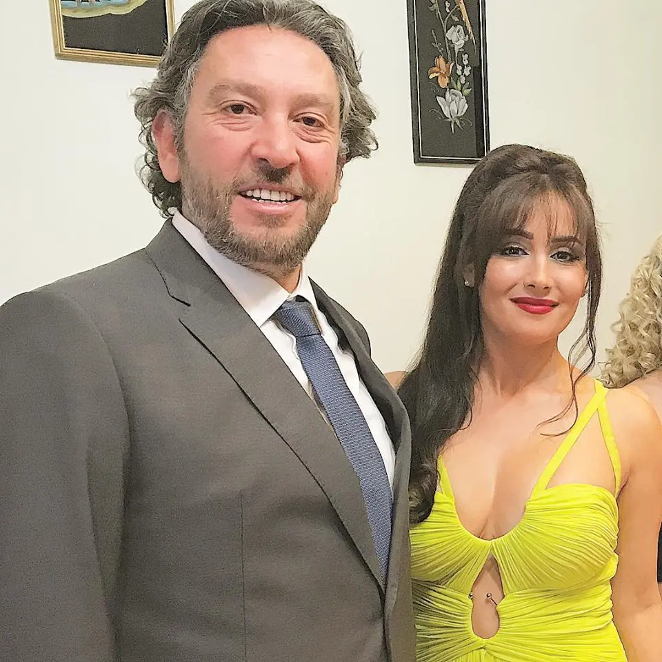 كندة حنا وزوجها ناجي طعمي