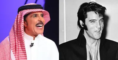عبد الله بالخير يحضرُ مهرجانًا لندنيًا بإطلالة "إلفيس بريسلي" الصّادمة!