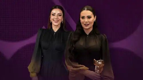 فستان واحد يجمع ندى الشيباني ورضوى الشربيني