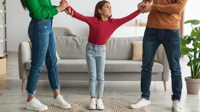 parents fighting over their child