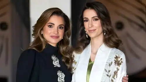 الأميرة رجوة والملكة رانيا