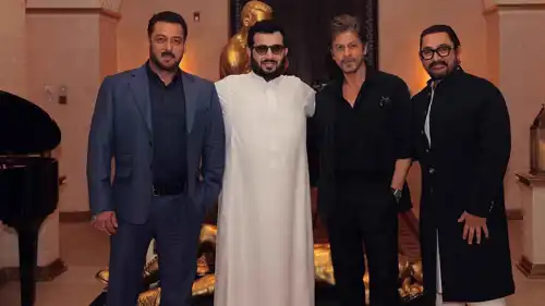 تركي آل الشيخ، شاروخان، سلمان خان، عامر خان