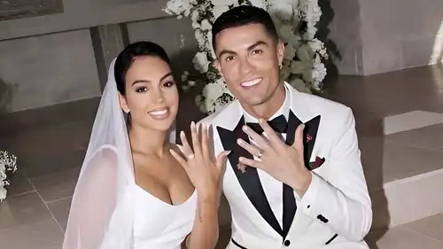 بيرس مورغان يهنئ رونالدو وجورجينا بزواجهما