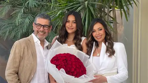 رسالة مؤثرة من زوج داليا البحيري إلى والد ابنتها بعد تخرجها