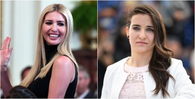 بعد ضجة فستانها في الأوسكار.. وعد الخطيب بضيافة إيفانكا ترامب!