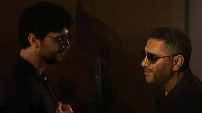 ديو فضل شاكر ونجله محمد