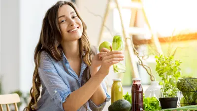 healthy woman