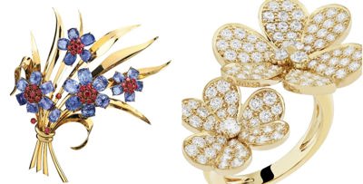 إبداعات Van Cleef & Arpels المرهفة.. تكريم متألق لأزهار الربيع 