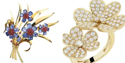 إبداعات Van Cleef & Arpels المرهفة.. تكريم متألق لأزهار الربيع 